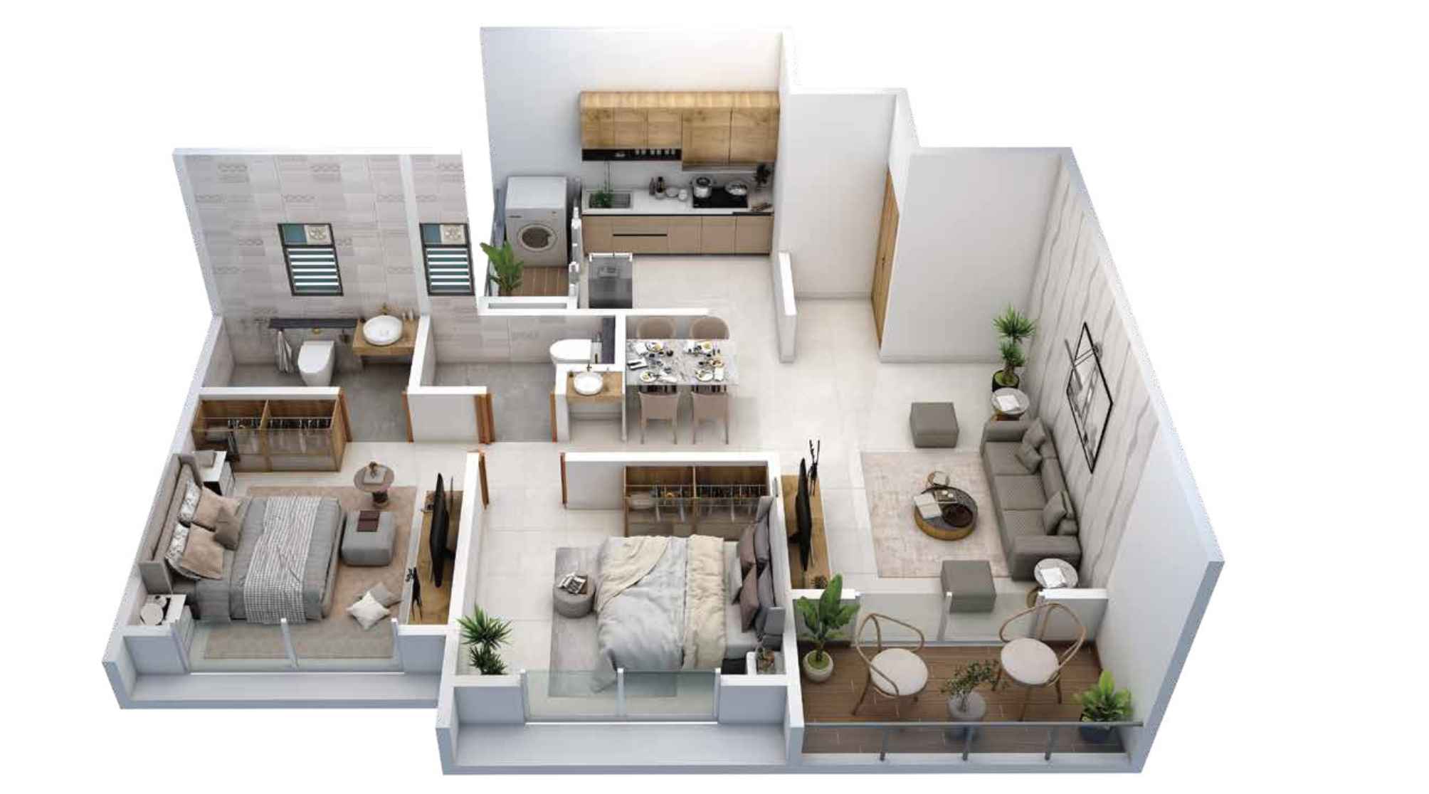 Lotus-Urban-Hills-Floor-Plan-2-BHK-630-sqft